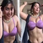 Hot pictures of Sofia Ansari in purple bralette and black thigh slit skirt created a ruckus on Instagram