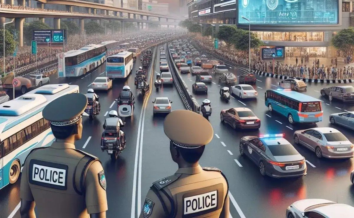 Traffic changes in Ranchi