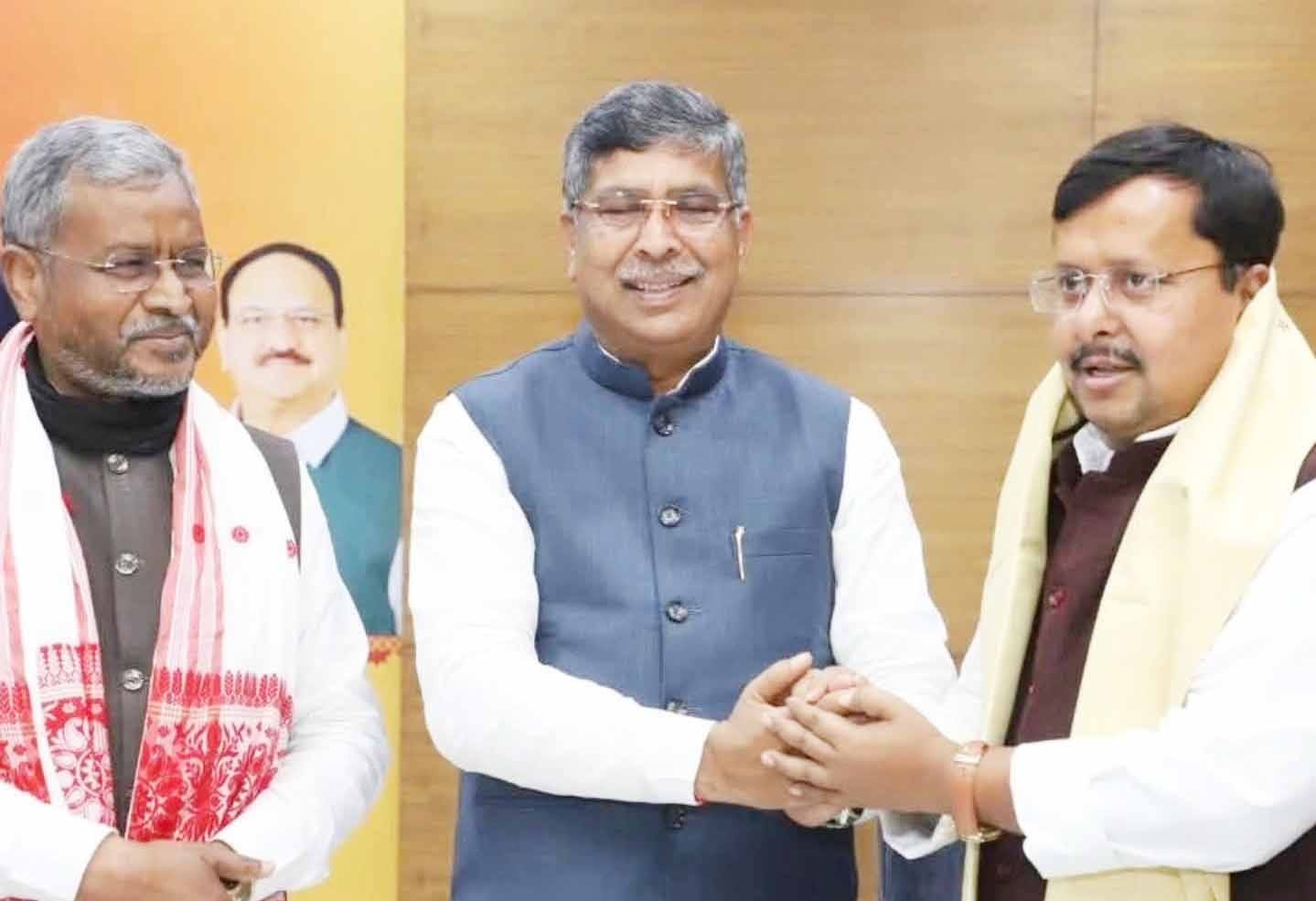 Babulal Marandi met With Union Ministers