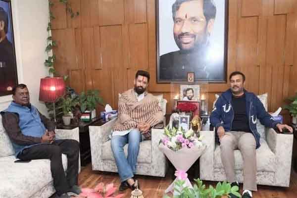 Chirag Paswan and Sudesh Mahto meet in Delhi