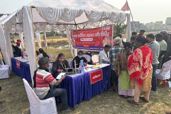 Free health camp organised at Kamalu pond in Chutia