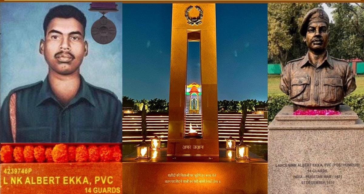 Paramveer Albert Ekka on his death Anniversary