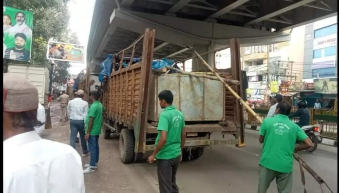 Anti-encroachment drive in Ranchi