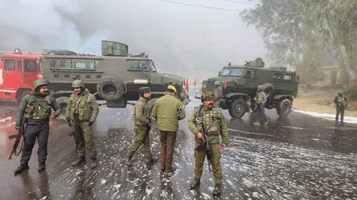 Army Vehicle Falls in Jammu and Kashmir