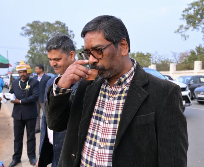 CM Visit to Ranchi on New Year