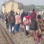 Crack in Koel River Bridge