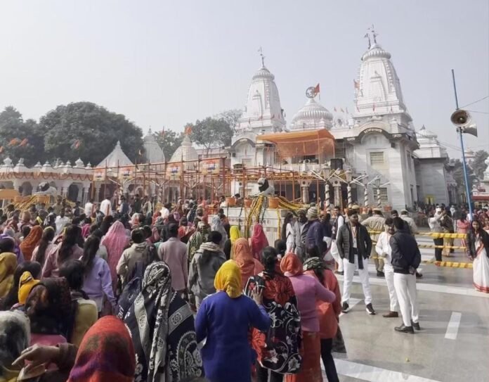 Crowd at Gorakhnath Temple on Makar Sankranti