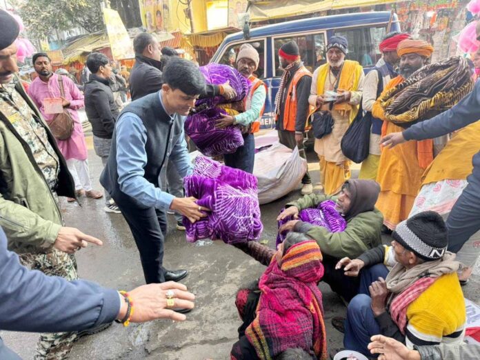 Ranchi Municipal Corporation Distributed Blankets