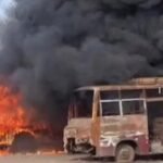 Massive Fire at Khadgarha Bus Stand