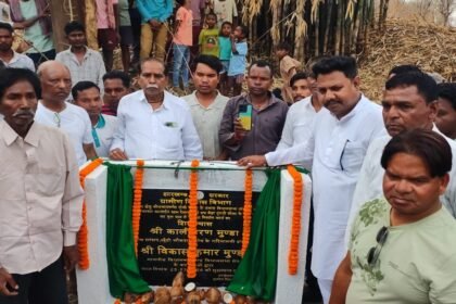 Foundation stone laid for bridge over Raisa River