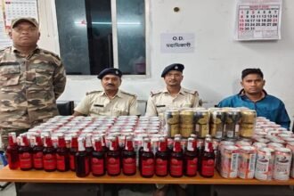 Huge quantity of illicit liquor recovered from airport area