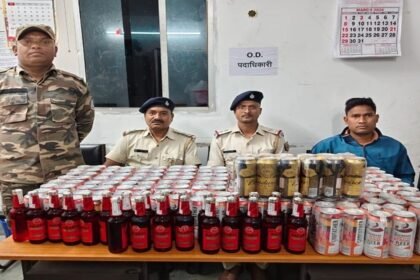 Huge quantity of illicit liquor recovered from airport area
