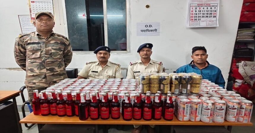 Huge quantity of illicit liquor recovered from airport area