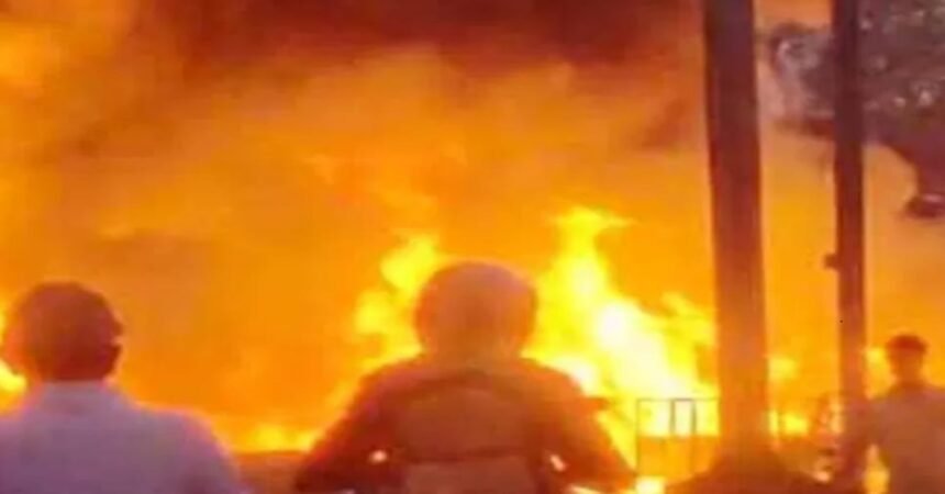 Massive fire in Tupudana