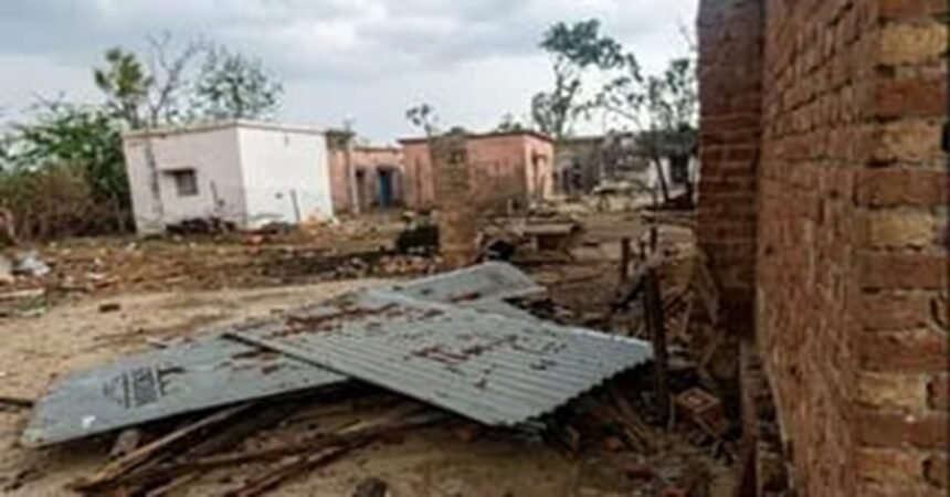 Sudden Tornado wreaks havoc in Mayurbhanj