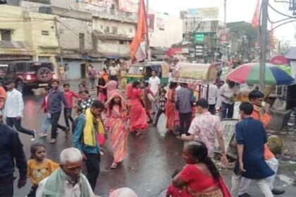Weather changed before Ram Navami Procession