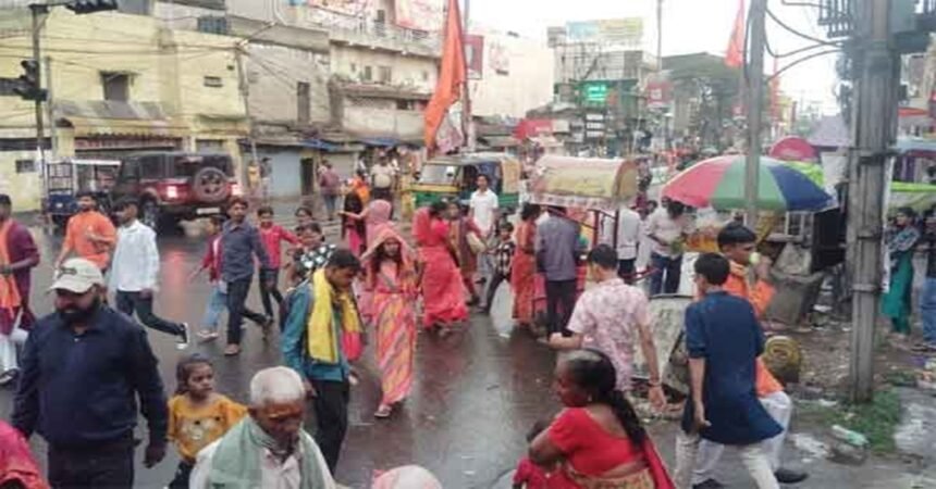 Weather changed before Ram Navami Procession