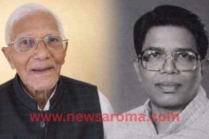 Baba Bandi Oraon portrait young and old tribal leader Jharkhand Adivasi welfare leader