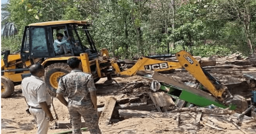 Giridih Forest Action