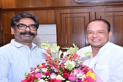 IRFAN ANSARI MET HEMANT SOREN
