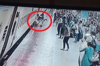 Bravery of RPF woman jawan at Ranchi railway station