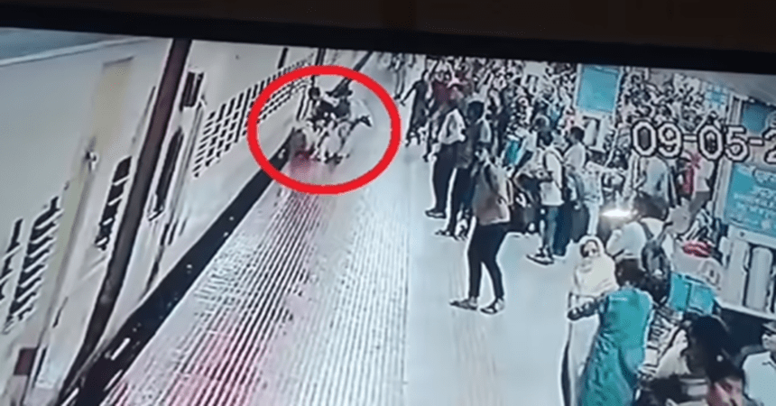 Bravery of RPF woman jawan at Ranchi railway station
