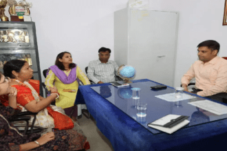 DC Saurabh Kumar Bhuvania inspected the PM Shri Kasturba Gandhi Girls School.