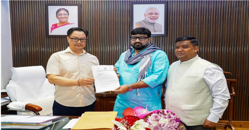 Minister Hafizul Hasan met Kiren Rijiju in Delhi