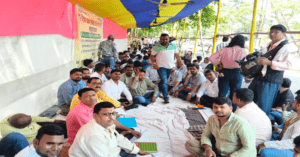 Panchayat Secretary Protest