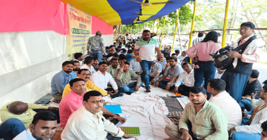 Panchayat Secretary Protest