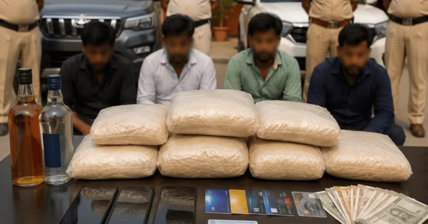 Smack Seized, Drug Smuggling