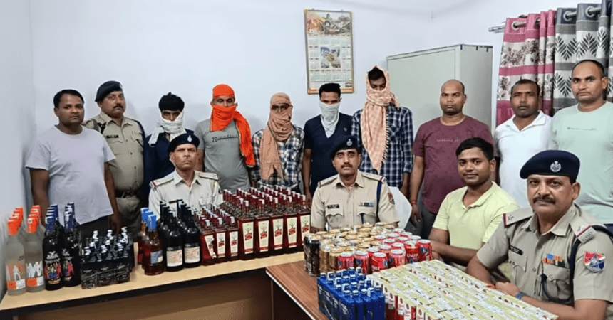 Train Liquor Smuggling