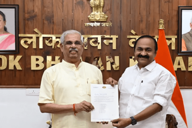 VD Satheesan submitted the list of ministers to the Governor