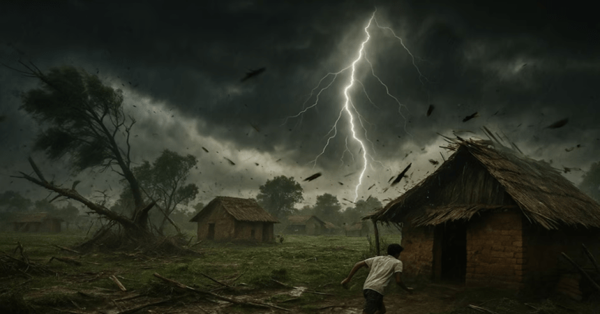 thunderstorms and lightning