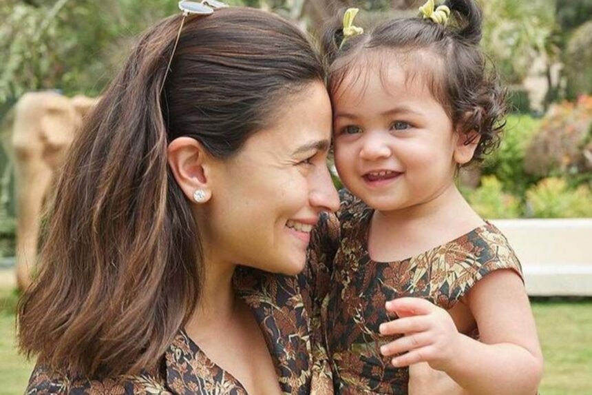 Alia Bhatt with Raha Kapoor