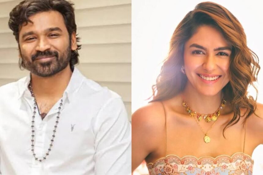 Dhanush and Mrunal Thakur