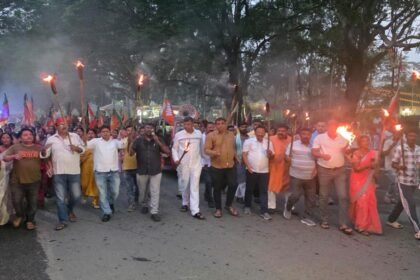 Dhurwa Missing Children, BJP Torch March