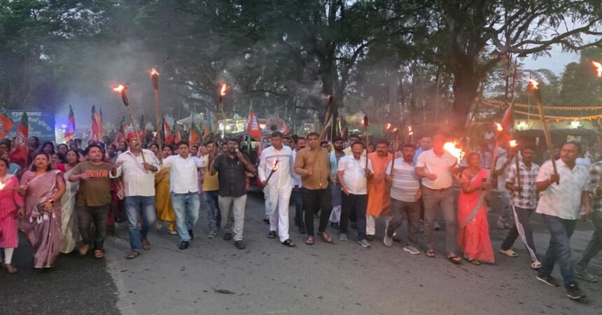 Dhurwa Missing Children, BJP Torch March