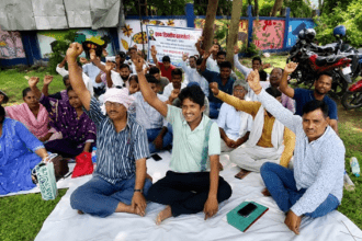 Jharkhand Rojgar Sevak Strike