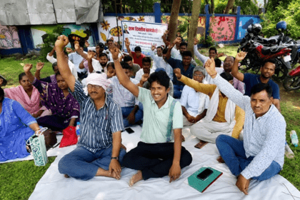 Jharkhand Rojgar Sevak Strike