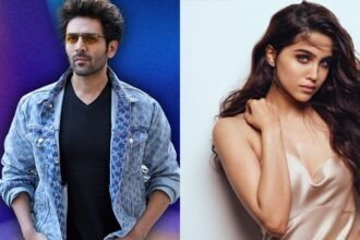 Kartik Aaryan and Sharvari Wagh