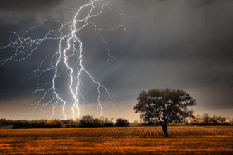 Lightning strike
