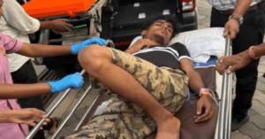 Petrol Bomb Attack