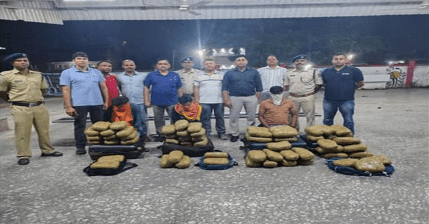 Ranchi Railway Station, Ganja Seized