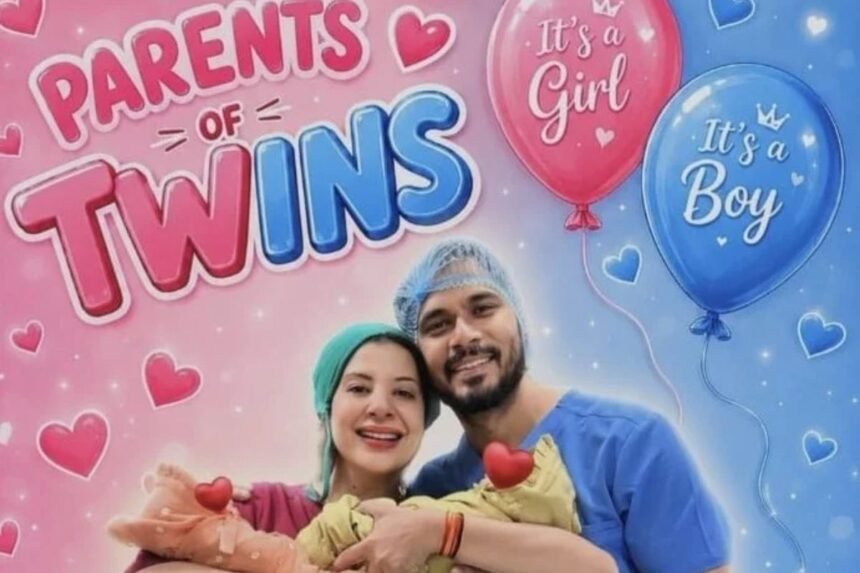 Sambhavna Seth Twin Babies