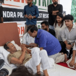 Arvind Kejriwal reaches Jantar Mantar; says, Remove Dharmendra Pradhan, make Sonam Wangchuk the Education Minister.