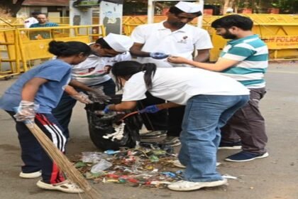 Congress Seva Dal, Jantar Mantar, New Delhi, Cleanliness Drive