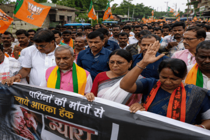 Jamtara News, Reena Devi Death Case, Babulal Marandi, BJP Protest, Jamtara Sadar Hospital