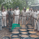 Major crackdown ahead of Jagannathpur Fair 525 kg of Jawa Mahua destroyed on the spot