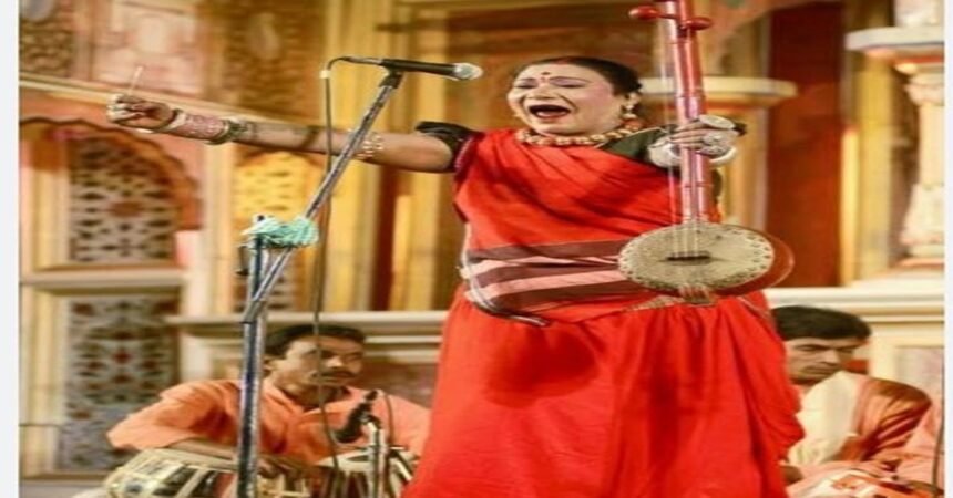 Renowned folk singer Teejan Bai